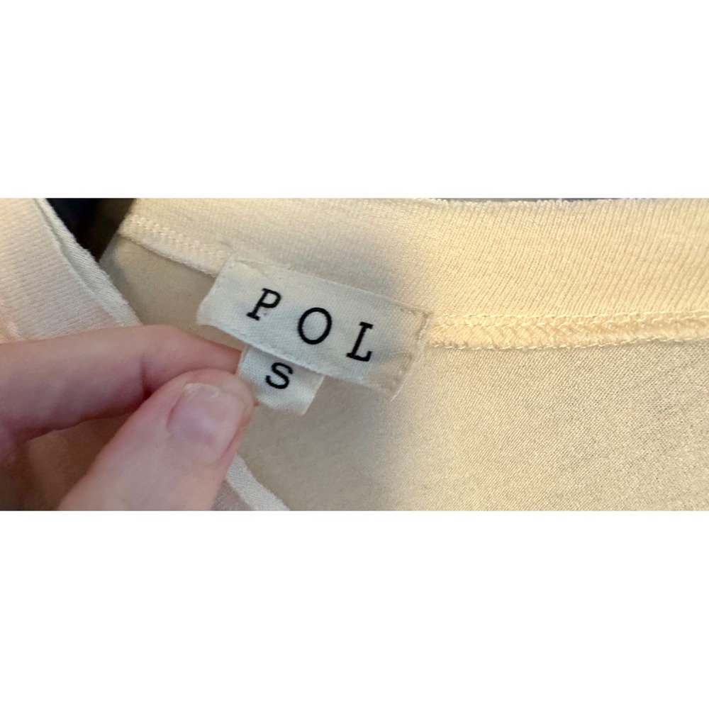 POL Sage Green Tie-Dye V-Neck Oversized - Picture 3 of 7